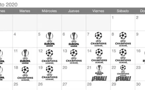 Programación de la Champions y Europa League
