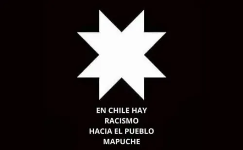 La imagen viralizada en redes sociales tras los hechos acontecidos en la Araucanía.