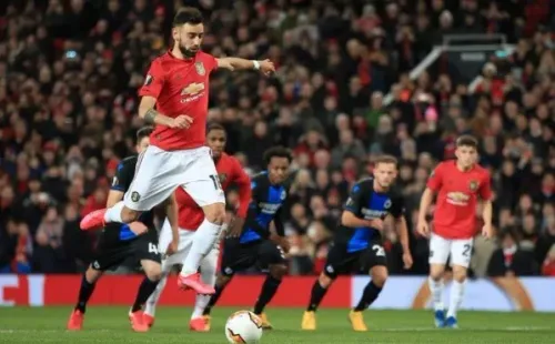 Con Bruno Fernandes el cuadro de Manchester ha estado imparable este año y asoma como candidato a la Europa League. (Foto: Getty)