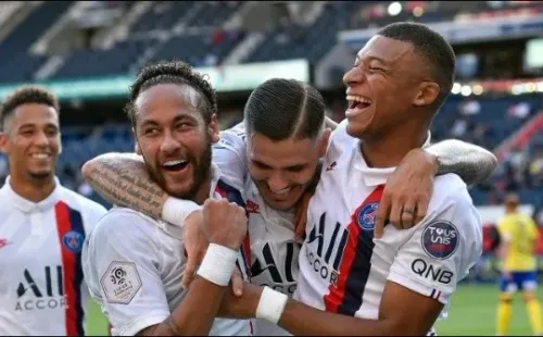 El tridente ofensivo del PSG va con todo por la Champions League