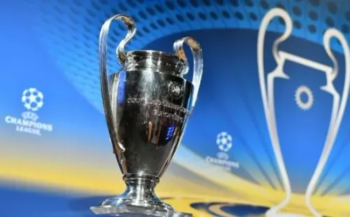 El trofeo de la Champions League.
