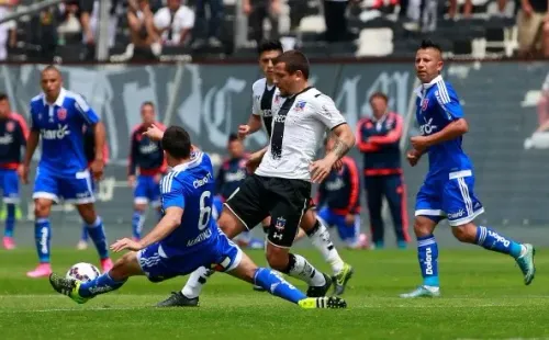 Vecchio en Colo Colo contra la U.