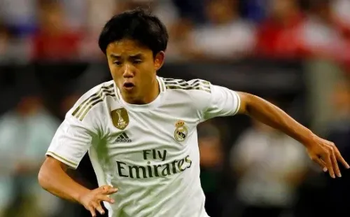 Kubo con la camiseta del Real Madrid