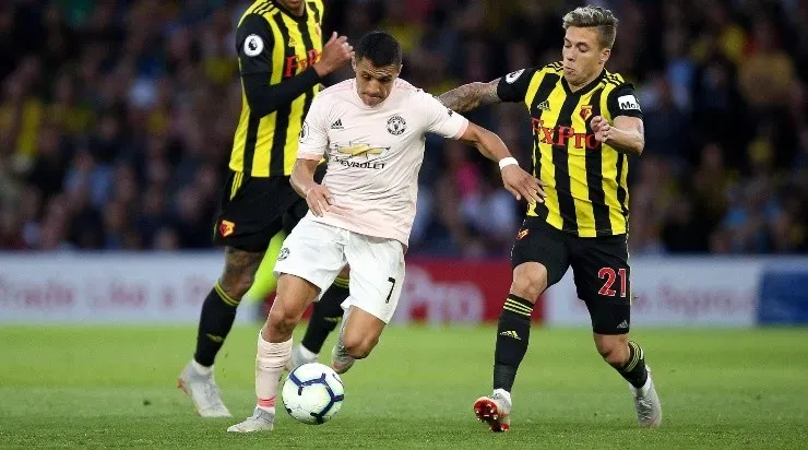 Alexis Sánchez marcó cinco goles en 45 partidos disputados por Manchester United entre 2018 y 2019 (Agencia Uno)