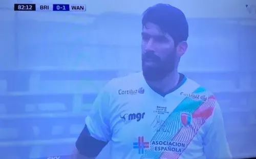 Abreu se mandó a la cancha a los 63′ para intentar igualar el marcado ante Montevideo Wanderers.