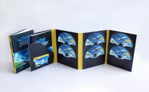 En total serán 10 discos DVD en la versión física de Microsoft Flight Simulator.