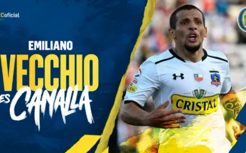 Vecchio como nuevo refuerzo de Rosario Central de manera oficial.