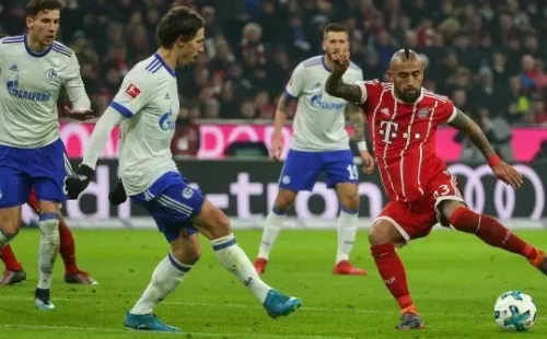 Arturo Vidal está invicto ante León Goretzka a nivel de clubes, cuando se enfrentaron entre Bayern Múnich y Schalke 04 (Getty)