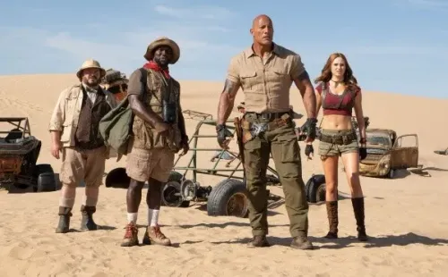 Dwayne “The Rock” Johnson en una de sus últimas películas, “Jumanji, The Next Level”.