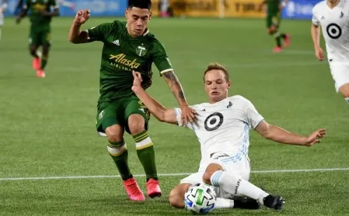 Felipe Mora con la camiseta del Portland Timbers (Getty Images)