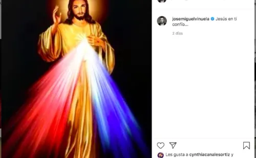 Una de las últimas manifestaciones públicas de José Miguel Viñuela en su Instagram.