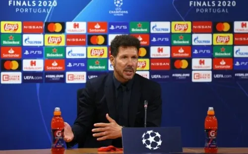 El técnico argentino no pudo repetir la actuación ante Liverpool y quedó eliminado ante un joven equipo del Leipzig. (FOTO: Getty)