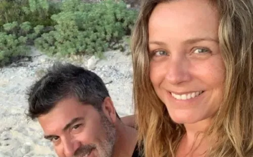 Juan Carlos “Pollo” Valdivia junto a su esposa Claudia Conserva.