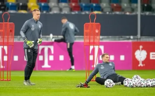 Ter Stegen y Neuer en la selección alemana (Getty Images)