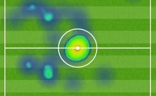 El mapa de calor de Suárez frente al Bayern.