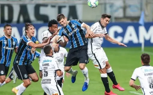 Gremio y Corinthians no pudieron sacarse ventajas, repartiendo puntos tras el 0-0. Foto: Getty Images
