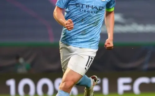 El volante marcó el gol del descuento en el duelo entre el City y Lyon. (FOTO: Getty)