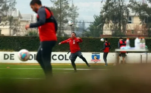 Colo Colo en el regreso a las prácticas.