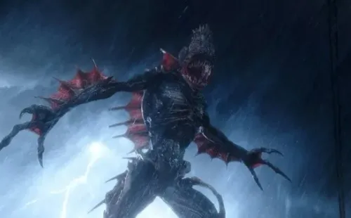 Una de las criaturas de “La Fosa” de “Aquaman”, en la escena mencionada por James Wan.