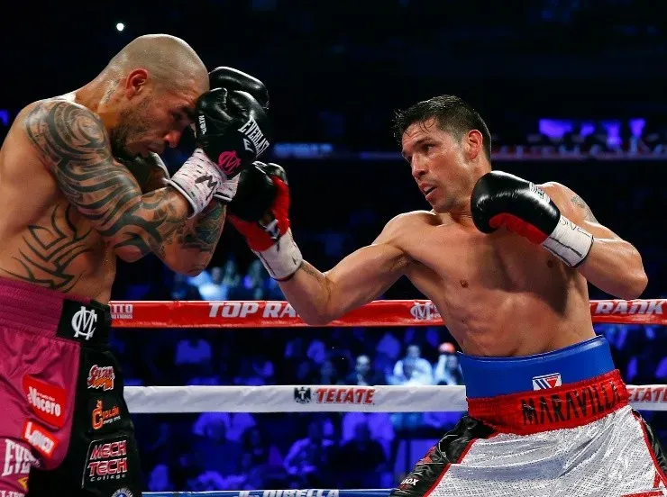 Sergio Maravilla Martínez durante su última pelea, hace seis años, en el Madison Square Garden, el que caería por KO ante Miguel Cotto.