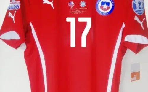Camiseta de la selección chilena 2015.