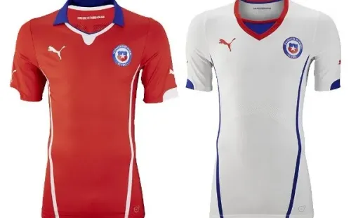 Camiseta de la selección chilena 2014.