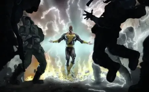 El arte conceptual de “Black Adam”.