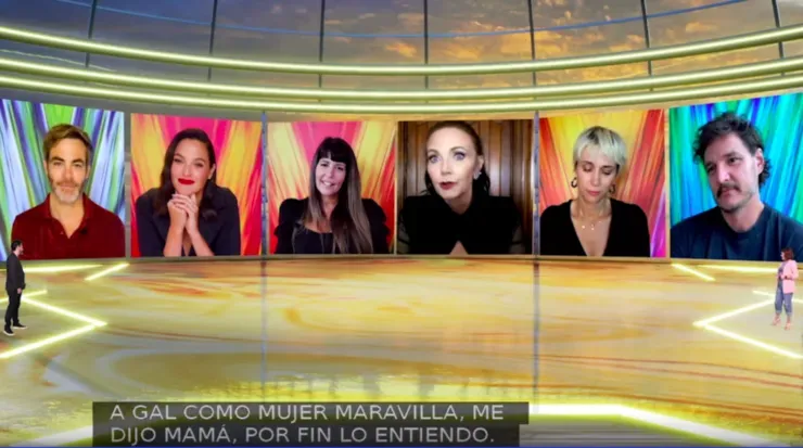 El panel de “Wonder Woman 1984” en pleno.