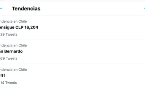 “Consigue CLP 16,204” se convirtió rápidamente en TT.