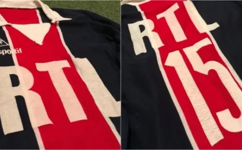 Camiseta del PSG ante Chile 1982