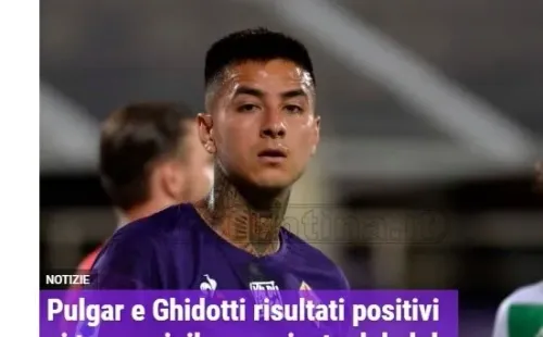 El chileno se encuentra aislado y asintomático tras arrojar positivo por coronavirus.