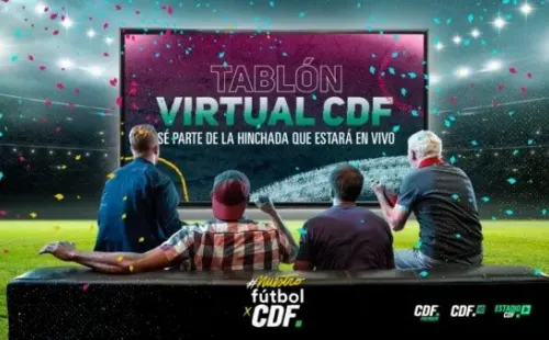 “Tablón Virtual” será la modalidad de participación de los hinchas para el regreso del fútbol, a través de las transmisiones de CDF, y que funcionará previa inscripción en el sitio web de la señal deportiva.