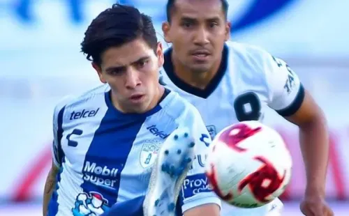 Dávila abrió la cuenta para los tuzos a los 16′ de partido.