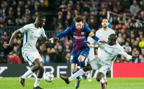 Messi ante el Chelsea (Getty Images)