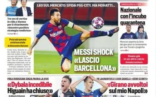 Portadas del mundo: Messi se va de Barcelona