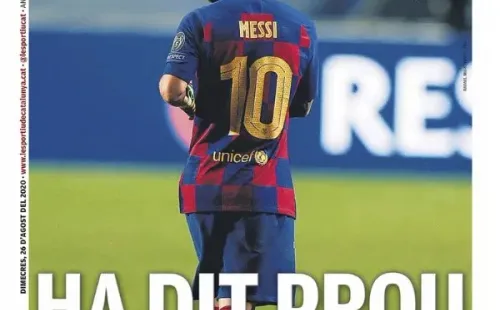 Portadas del mundo: Messi se va de Barcelona