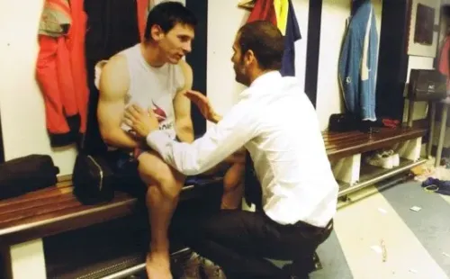 Josep Guardiola aconseja a Lionel Messi