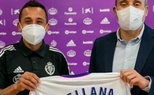 Fabián Orellana presentado en Real Valladolid