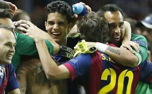 Bartra y Bravo ganaron todo lo que jugaron en el Barcelona. Foto: Twitter