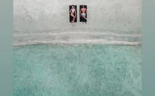 La ex de Alexis Sánchez, Anna Modler, en su viaje a Italia y Grecia con el chico reality Marco Ferri. (5)