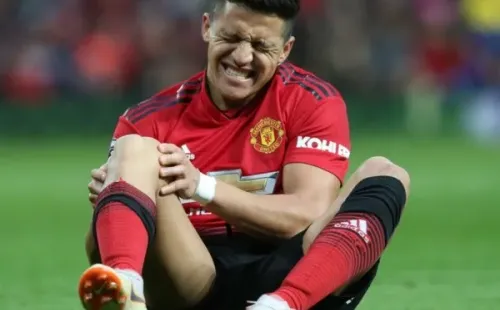 Alexis en el Manchester United