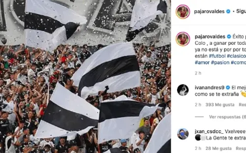 El potente mensaje motivacional de Jaime Valdés al plantel de Colo Colo. Foto: Instagram