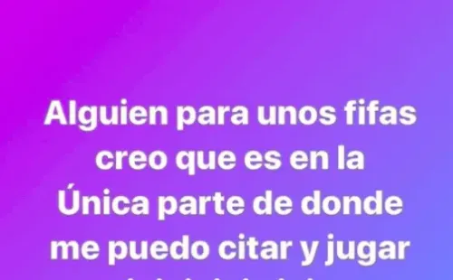 La publicación de Maturana en Instagram.