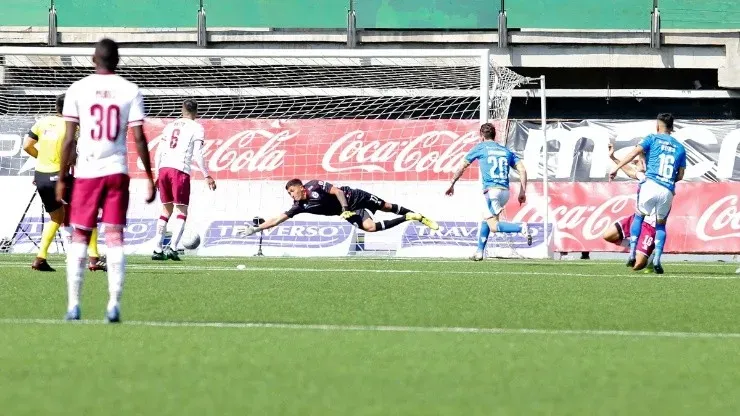 Álvaro Delgado anota el gol de Audax Italiano