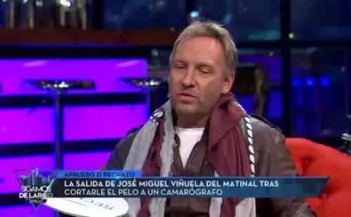 Martín Cárcamo se refirió al polémico incidente protagonizado por José Miguel Viñuela