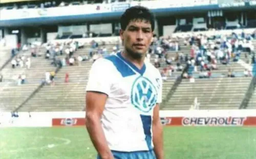 Jorge Aravena en sus años como jugador del Puebla. Foto: Archivo El Sol de Puebla