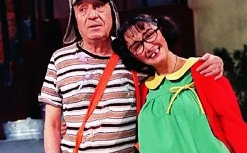 Chilindrina junto al Chavo del 8