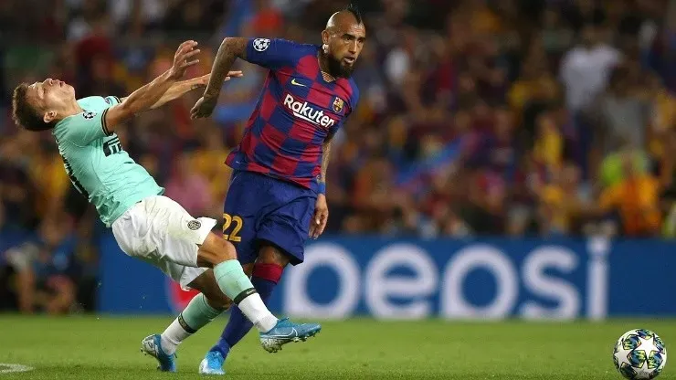 Arturo Vidal en el Barcelona
