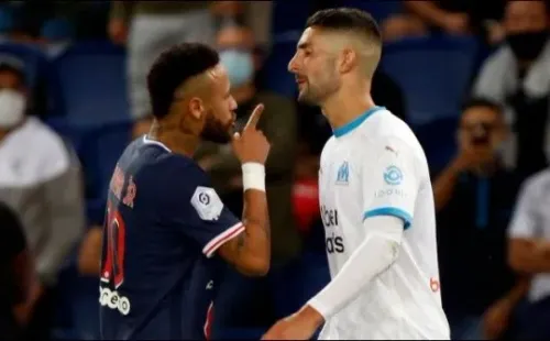Neymar acusó racismo por parte del español Álvaro González en el duelo entre PSG y Olympique de Marsella.
