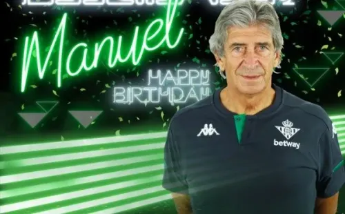 El Betis celebró en redes sociales el natalicio del DT chileno.